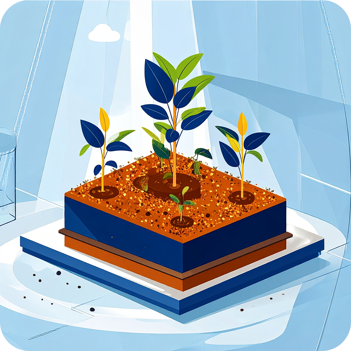 RaiseCraftの事業内容を表現するイラスト