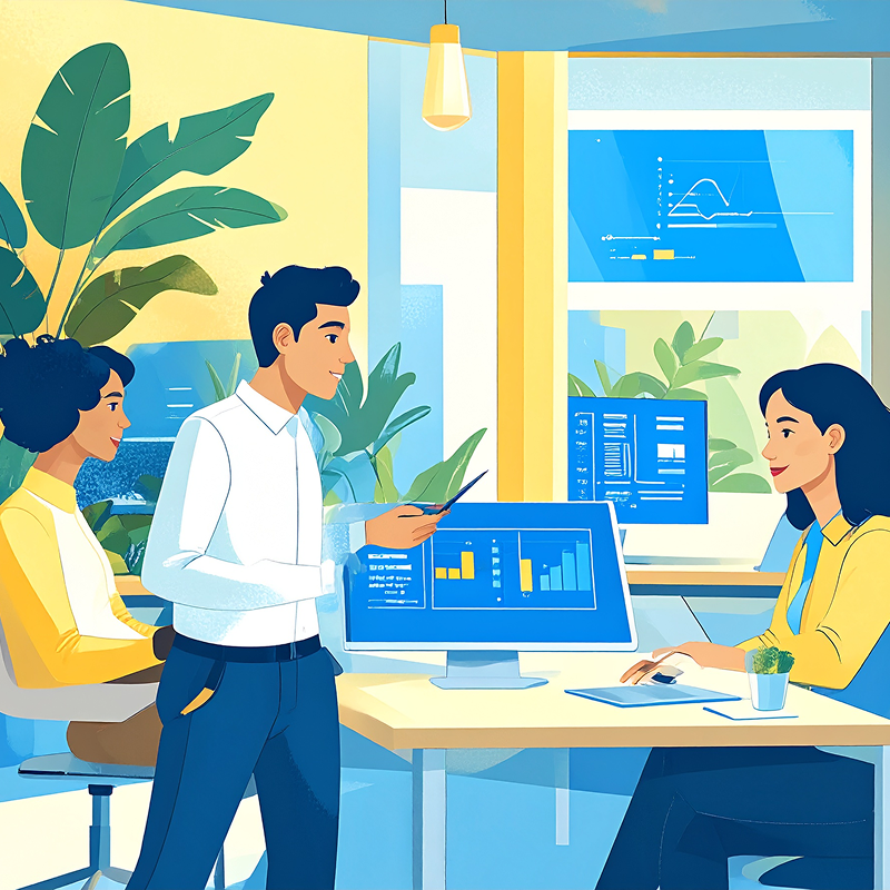 システム開発のイメージイラスト